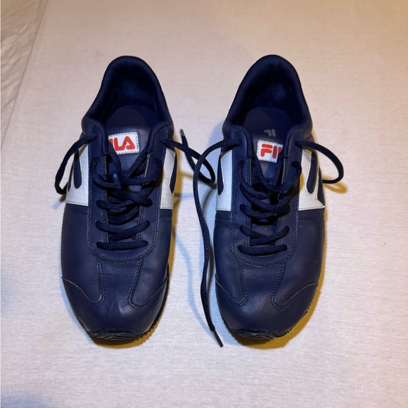 Fila Dark Blue and White Sneakers - Picture 6 of 7